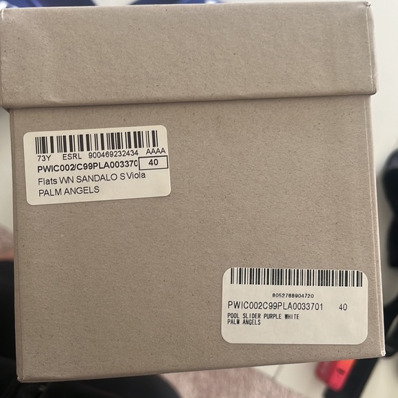 PALM ANGELS SLIDES WORN ONCE TO POOL 🔥🔥size 8 - Picture 5 of 6